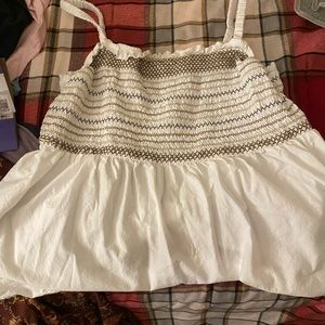 Old Navy white top 2x